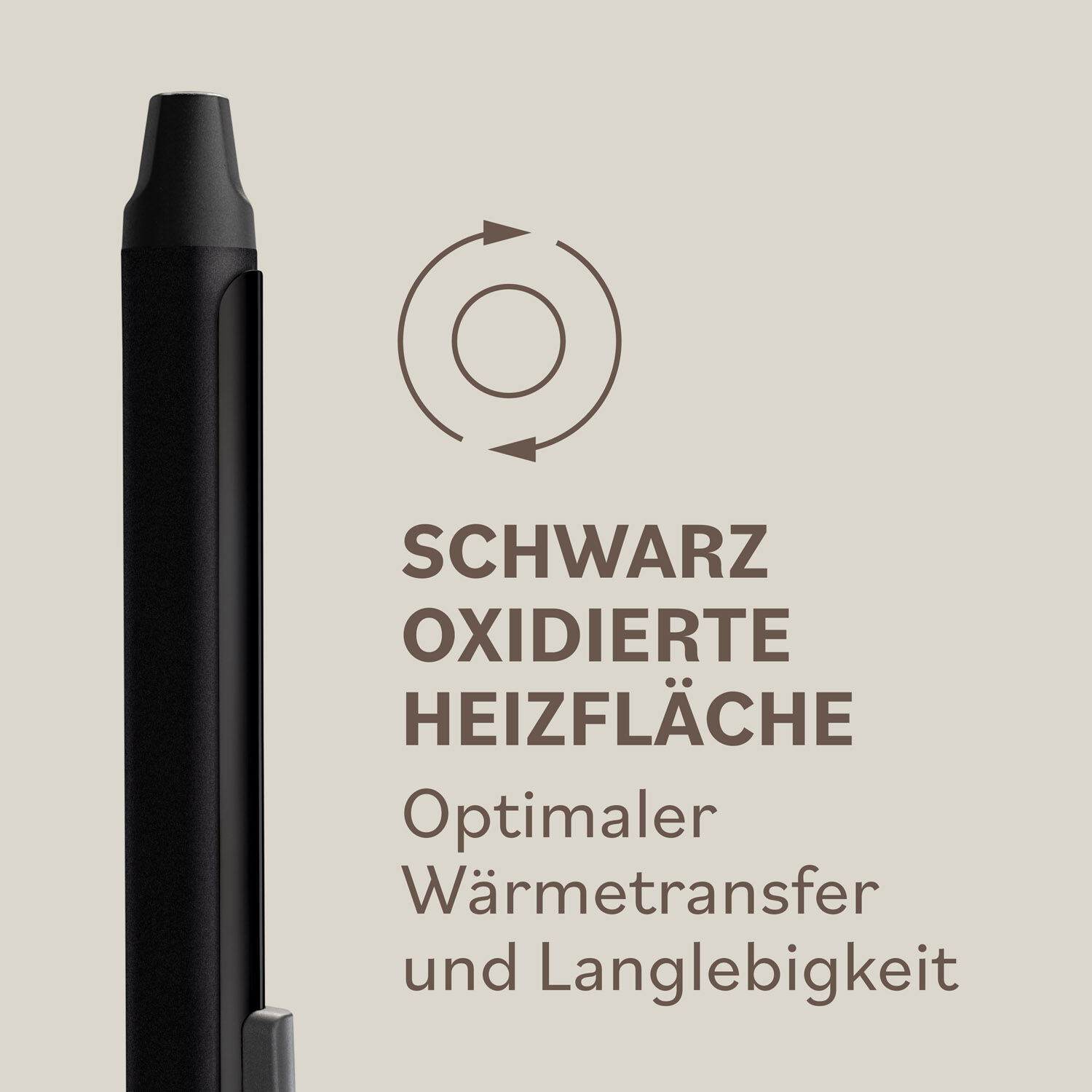 Lockenstab mit Klammer - &Oslash; 25mm